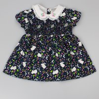 D32745: Baby Girls Smocked, Lined Dress  (1-2 Years)